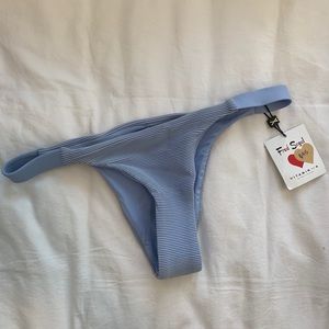 NWT Vitamin A Talitha Bottom in Sky Blue Rib